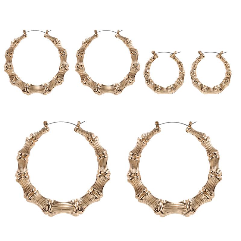 New Hip Hop Style Geometric Hoop Earrings Mixed 3 Size Alloy Circle Tone Bamboo Punk Hollow Creole Earring Sets Women Bijoux
New Hip Hop Style Geometric Hoop Earrings Mixed 3 Size Alloy Circle Tone Bamboo Punk Hollow Creole Earring Sets Women Bijoux
