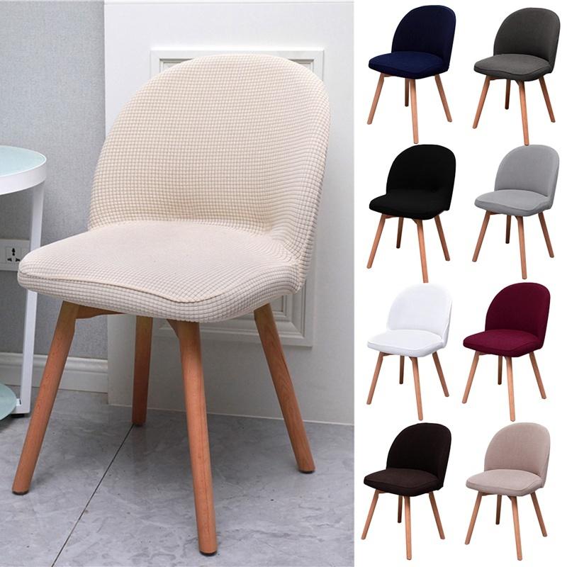 Jacquard Chair Covers Solid Color Curved Back Chair Covers Stretch Low Back Seat Slipcover for Restaurant Coffee Bar Slipcover
Jacquard Chair Covers Solid Color Curved Back Chair Covers Stretch Low Back Seat Slipcover for Restaurant Coffee Bar Slipcover