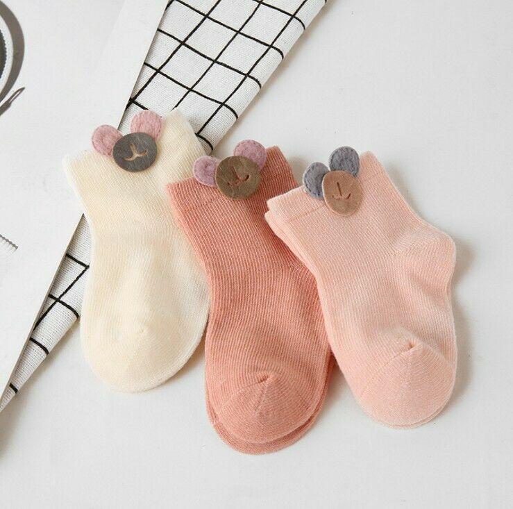 Newborn Baby Boy Girl Cartoon Cotton Socks Infant Toddler Kids Cute Socks Warm 3D Cartoon Button Candy Color Random Color
Newborn Baby Boy Girl Cartoon Cotton Socks Infant Toddler Kids Cute Socks Warm 3D Cartoon Button Candy Color Random Color