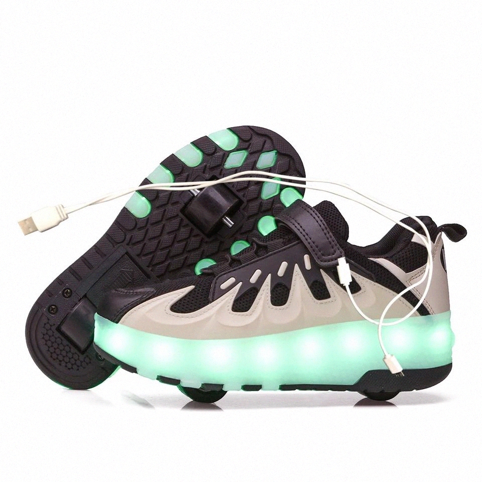 2020 New USB charge LED Colorful Children Kids Fashion Sneakers with Two Wheels Roller Skate Shoes Boys Girls Shoes #6886
2020 New USB charge LED Colorful Children Kids Fashion Sneakers with Two Wheels Roller Skate Shoes Boys Girls Shoes #6886