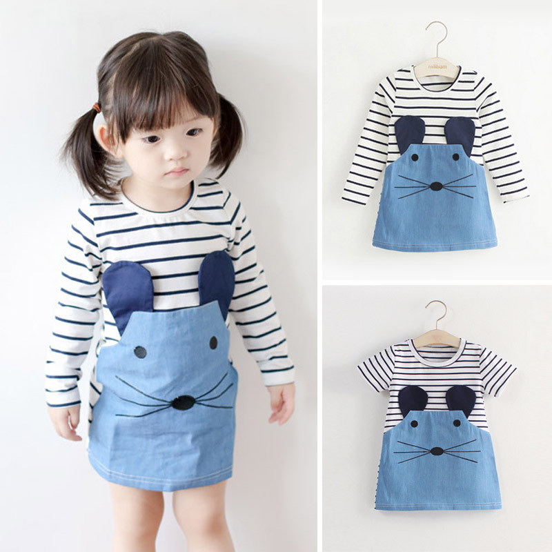 2020 Kids Dresses for Girls Elegant Long Sleeve Princess Dress Stripe Patchwork Denim Dress 2 3 4 6 8 Years Girl Summer Clothes, Blue1
2020 Kids Dresses for Girls Elegant Long Sleeve Princess Dress Stripe Patchwork Denim Dress 2 3 4 6 8 Years Girl Summer Clothes, Blue1
