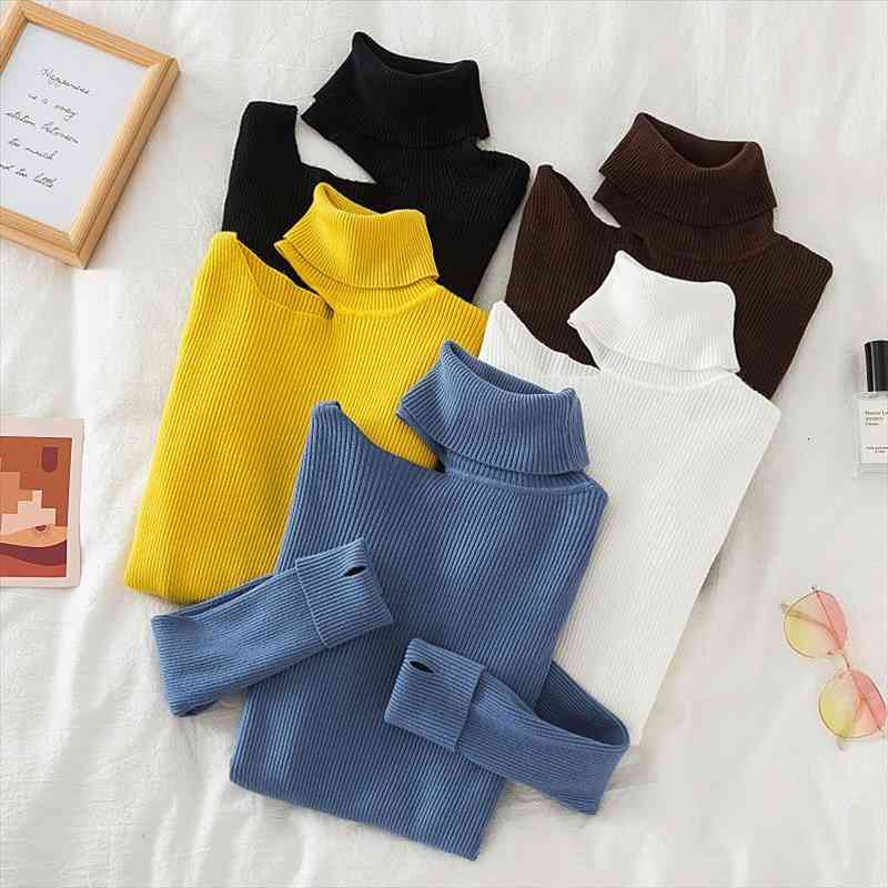 Off Shoulder Pullovers For Women Long Sleeve Turtleneck Knitted Sweater Female Jumper Clothing Korean Jumper Pull Femme, White;black
Off Shoulder Pullovers For Women Long Sleeve Turtleneck Knitted Sweater Female Jumper Clothing Korean Jumper Pull Femme, White;black