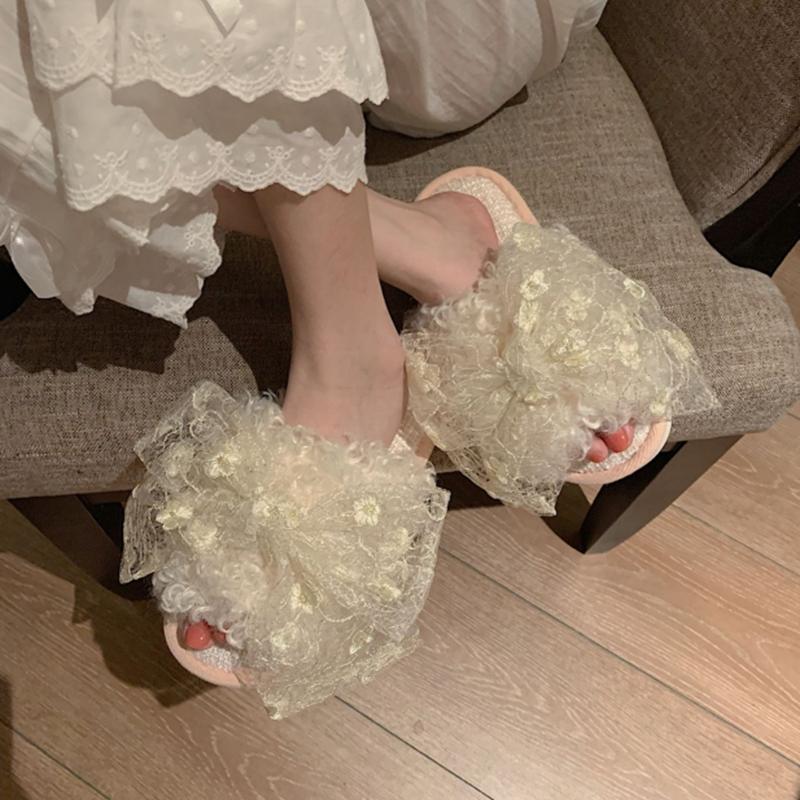 Bailamos Women Slippers Winter Home Shoes Sweet Lace Bow-knot Ladies Indoor Fur Warm Soft Slip On Slides Flip Flop Shoes, Black black
Bailamos Women Slippers Winter Home Shoes Sweet Lace Bow-knot Ladies Indoor Fur Warm Soft Slip On Slides Flip Flop Shoes, Black black