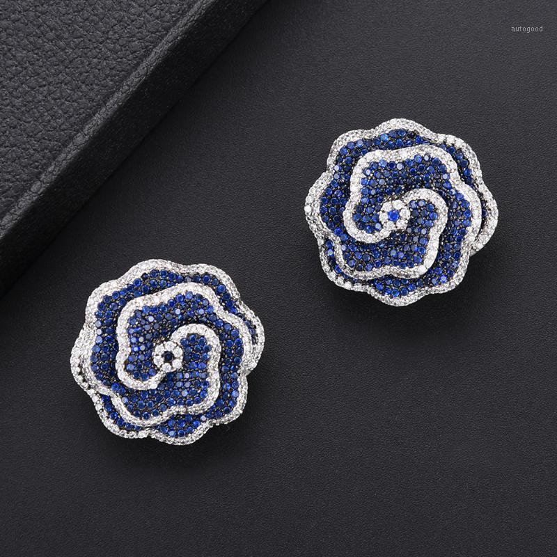 Stud GODKI 25mm Elegant Rose Flower Cubic Zirconia Small Earrings For Women Wedding Layered Boucle D'oreille Femme 20211
Stud GODKI 25mm Elegant Rose Flower Cubic Zirconia Small Earrings For Women Wedding Layered Boucle D'oreille Femme 20211