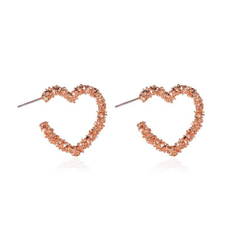 E7150 ZWPON Gold Color Metal Heart Hoop Earrings for Women Fashion Statement Earrings Valentine's Day Gifts
E7150 ZWPON Gold Color Metal Heart Hoop Earrings for Women Fashion Statement Earrings Valentine's Day Gifts
