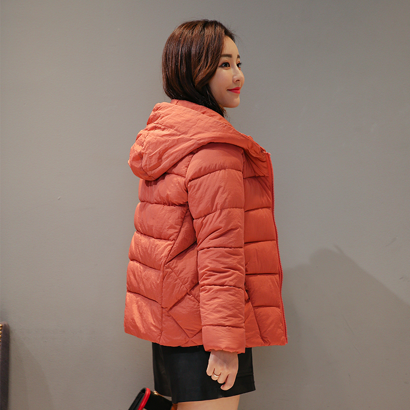 Plus size 4XL 5XL 6XL Women Down Jacket Winter 6 Colors Hooded Short Down Coat Solid Casual Female Puffer Jackets 201019