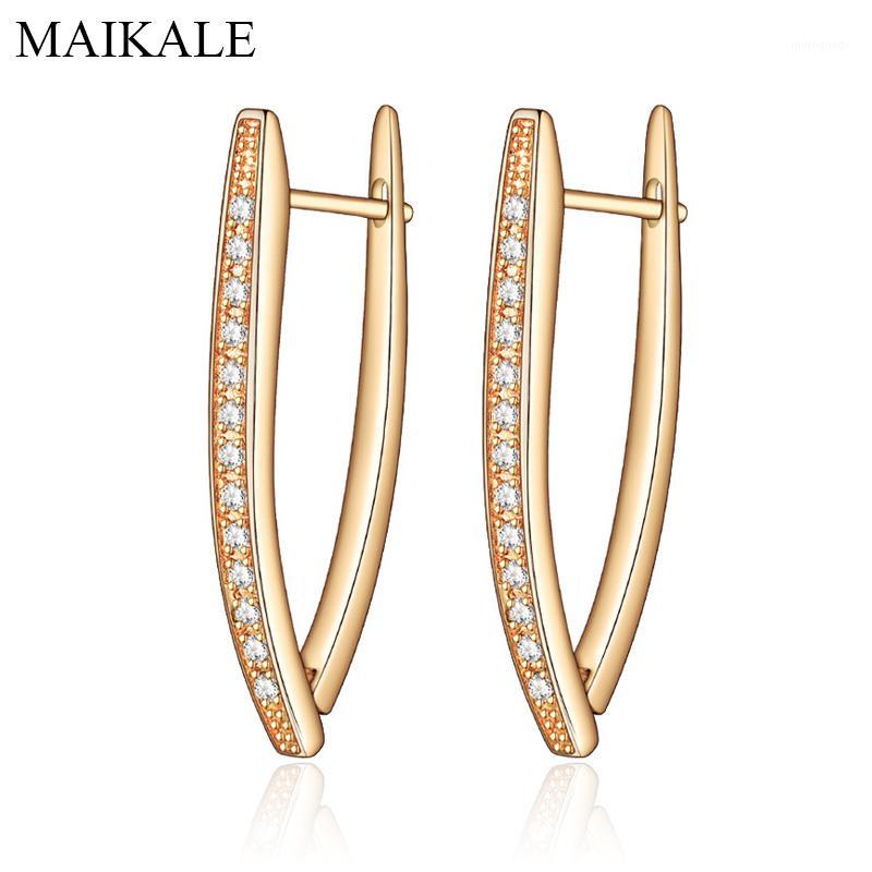 MAIKALE New Fashion V shape Cubic Zirconia Earrings Gold Silver Color Charm Stud Earrings for Women Korean Party Jewelry Gifts1
MAIKALE New Fashion V shape Cubic Zirconia Earrings Gold Silver Color Charm Stud Earrings for Women Korean Party Jewelry Gifts1