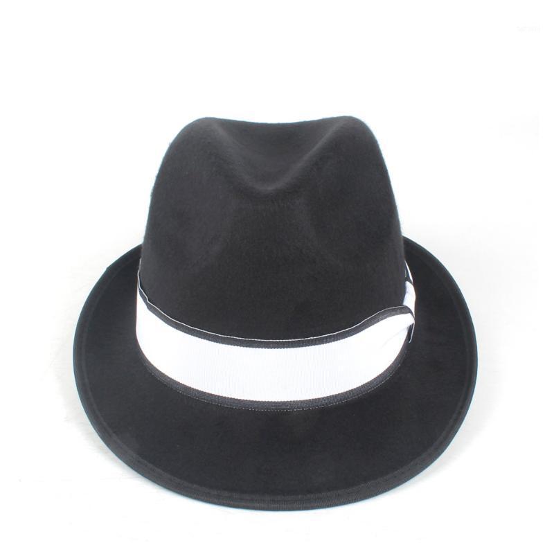 2020 Men Women Wool Fedora Hat With White Ribbon Homburg Fascinator Hat Autumn Winter Panama Size 58CM1, Black
2020 Men Women Wool Fedora Hat With White Ribbon Homburg Fascinator Hat Autumn Winter Panama Size 58CM1, Black