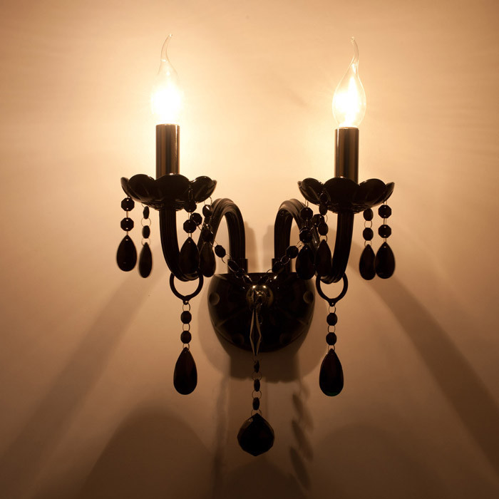Factory direct sell Black Crystal Wall Lamp Candle Led E14 Bulbs with/without Fabric Lampshade 1/2 head
Factory direct sell Black Crystal Wall Lamp Candle Led E14 Bulbs with/without Fabric Lampshade 1/2 head