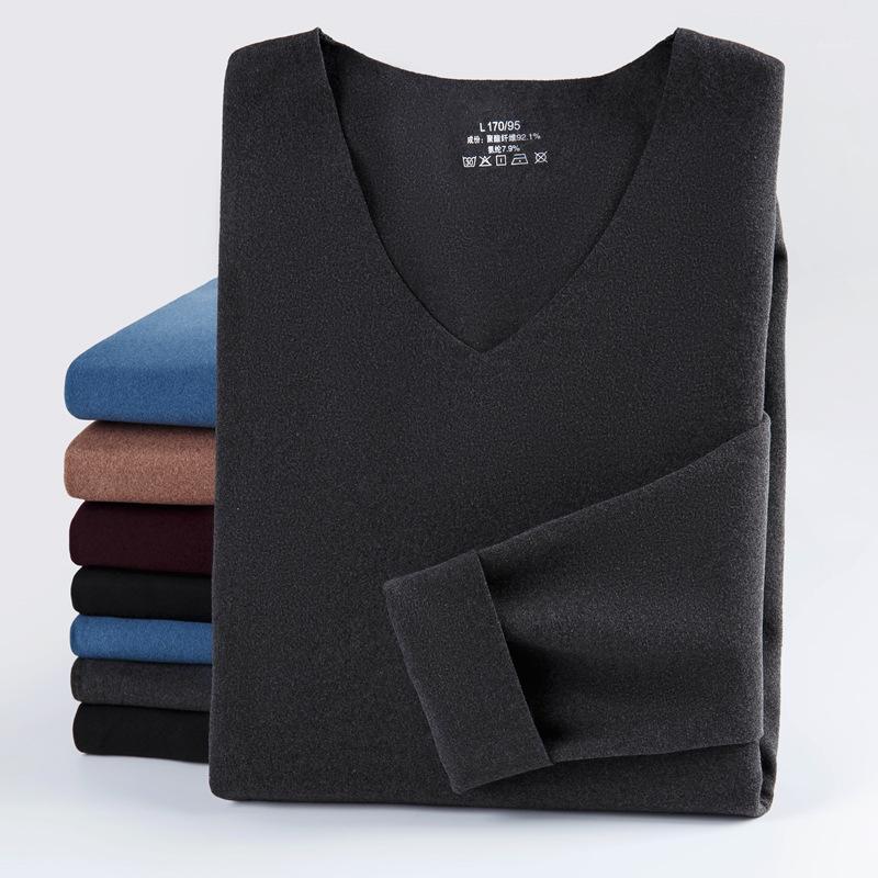 Douyin Hot Selling Men Seemless Thermal Underwear Double-Sided Sanding Slim Fit V-neck Thermal Underwear Set Cotton Jersey Winte1, Pomegranate red
Douyin Hot Selling Men Seemless Thermal Underwear Double-Sided Sanding Slim Fit V-neck Thermal Underwear Set Cotton Jersey Winte1, Pomegranate red
