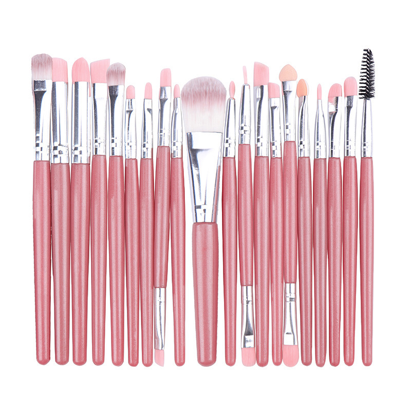 20Pcs set Professional Makeup Brushes Set Cosmetic Makeup Brushes Foundation Eyeshadow Brush Fan Kit Powder Makeup Beauty Tool Kit