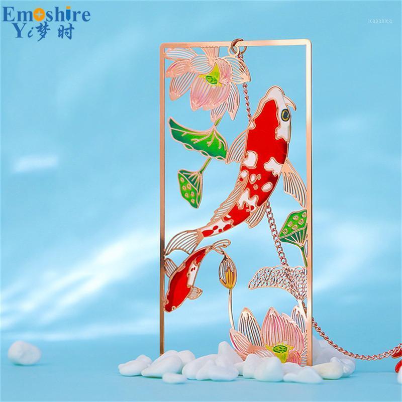 Fish Lotus Metal Bookmark Chinese Style Classical Art Gift Lotus Leaf Ancient Style Bookmark Metal Book Mark Print Logo M1861
Fish Lotus Metal Bookmark Chinese Style Classical Art Gift Lotus Leaf Ancient Style Bookmark Metal Book Mark Print Logo M1861