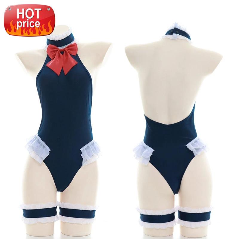 Japanese Sexy One Piece Lingerie Slutty Clothes Teddy Bodysuit Underwear Body Erotic Cosplay Outfit Roleplay Schoolgirl Lingerie #C24I, Black;white
Japanese Sexy One Piece Lingerie Slutty Clothes Teddy Bodysuit Underwear Body Erotic Cosplay Outfit Roleplay Schoolgirl Lingerie #C24I, Black;white