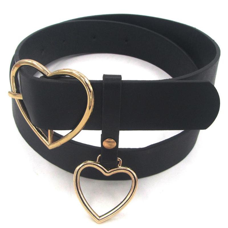 Black Classic Heart Buckle Design 2020 New Fashion Women Faux Leather Heart Accessory Adjustable Buckle Belt Waistband For Girls, Silver
Black Classic Heart Buckle Design 2020 New Fashion Women Faux Leather Heart Accessory Adjustable Buckle Belt Waistband For Girls, Silver