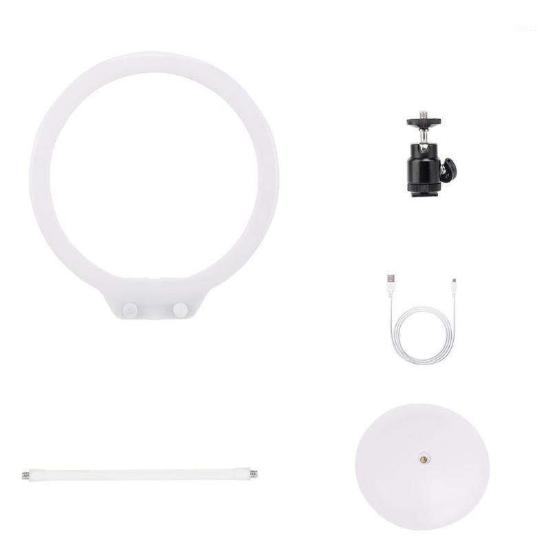 

Desktop Ring Light 3200K-5500K Dimmable 128 LEDs Photography Lamp with Camera Ball Head for Makeup Photo Studio Video1