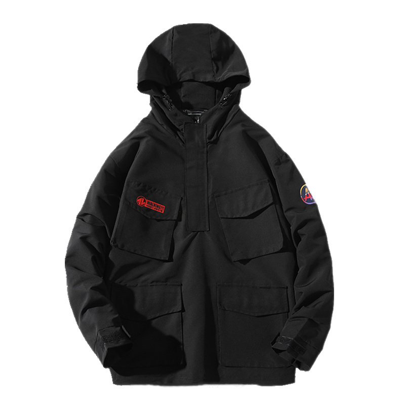 BOLUBAO Hooded Jacket Men Fashion Coat 2019 Spring Autumn Hip Hop Jackets Male Streetwear Casual Solid Color Jacket Coat T200502