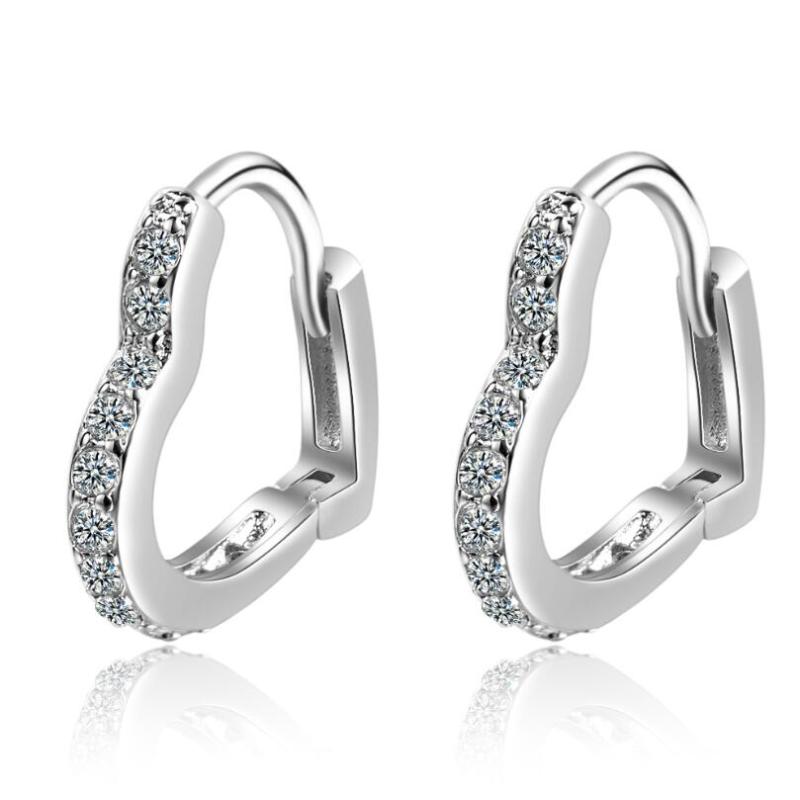 Hoop & Huggie Exquisite Sweet Heart Ear Hook Earrings For Women Girls Trend Creative 925 Sterling Silver Party Gifts Jewelry SAE475
Hoop & Huggie Exquisite Sweet Heart Ear Hook Earrings For Women Girls Trend Creative 925 Sterling Silver Party Gifts Jewelry SAE475