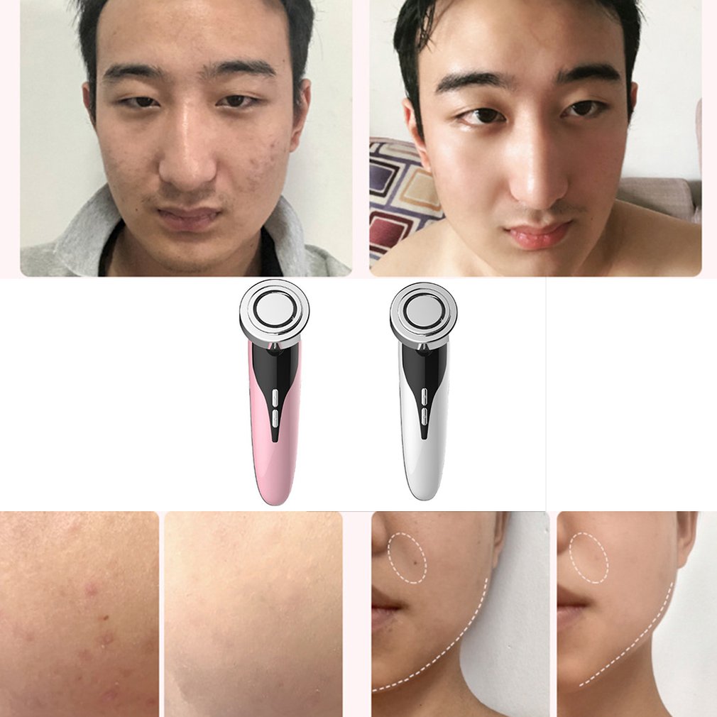Hot Compress Introduction Device Ion Skin Rejuvenation Equipment Facial Massage Beauty Instrument Pore Cleaner