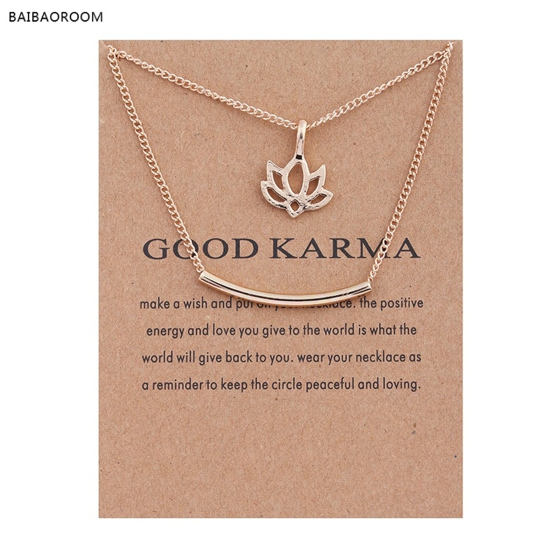12pcs Golden Plated Good Karma Marble Lotus Double Layer Alloy Clavicle Bone Pendant Short Necklace 200929
12pcs Golden Plated Good Karma Marble Lotus Double Layer Alloy Clavicle Bone Pendant Short Necklace 200929