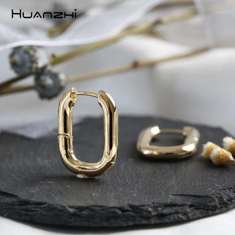 HUANZHI 2019 Fashion Minimalist Geometric Silver Gold Metal Plated Hoop Earrings For Women Girls Party Travel Jewelry1
HUANZHI 2019 Fashion Minimalist Geometric Silver Gold Metal Plated Hoop Earrings For Women Girls Party Travel Jewelry1
