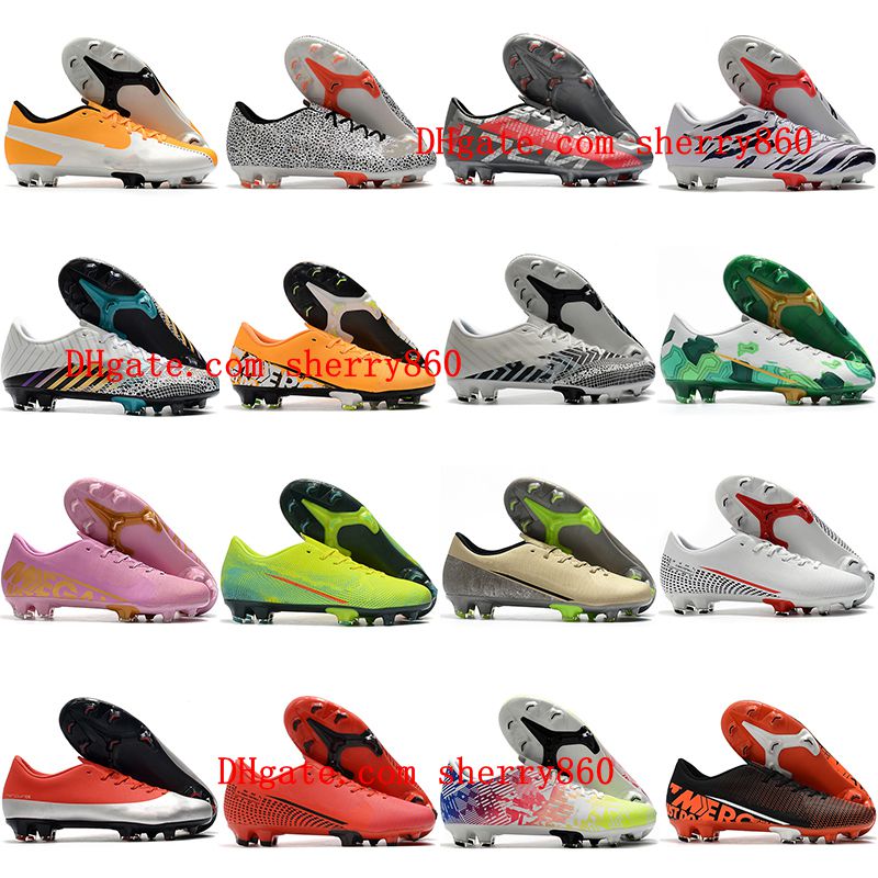 2020 top quality mens soccer shoes Mercurial VaporX XIII FG football boots CR7 neymar ronaldo botas de futbol
2020 top quality mens soccer shoes Mercurial VaporX XIII FG football boots CR7 neymar ronaldo botas de futbol