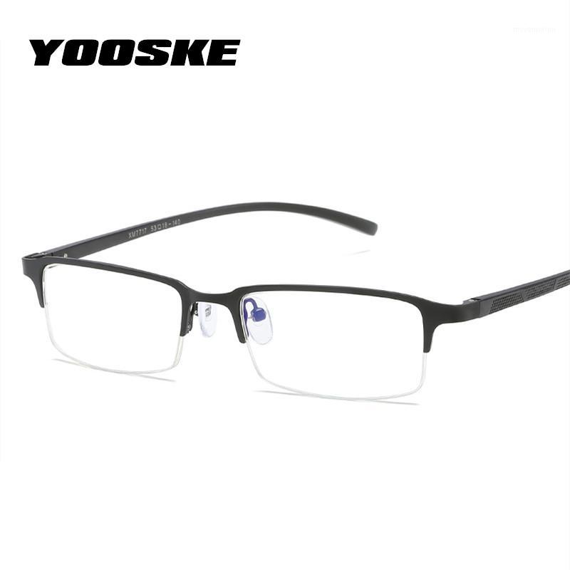 YOOSKE Mens Business Glasses Transparent Lens Aluminum Magnesium Eyeglasses Frame Male Blue Light Filter Eyewear frames1
YOOSKE Mens Business Glasses Transparent Lens Aluminum Magnesium Eyeglasses Frame Male Blue Light Filter Eyewear frames1