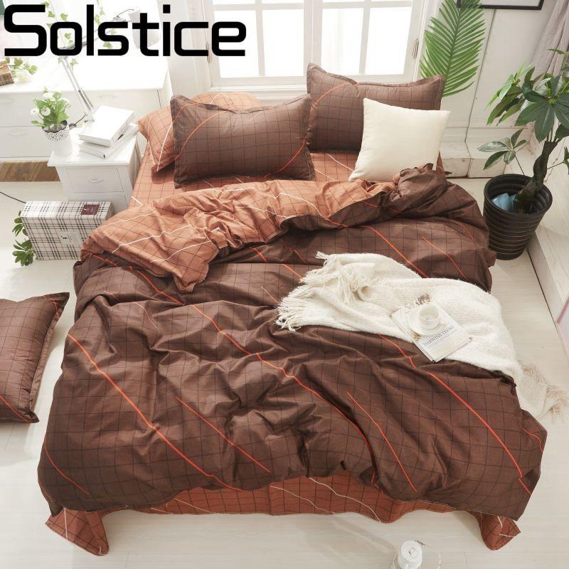 Solstice Home Textile Plaid Brown Dark Khaki Bedding Set Adult Teen Male Man Linens King Single Duvet Cover Bed Sheet Pillowcase 
Solstice Home Textile Plaid Brown Dark Khaki Bedding Set Adult Teen Male Man Linens King Single Duvet Cover Bed Sheet Pillowcase