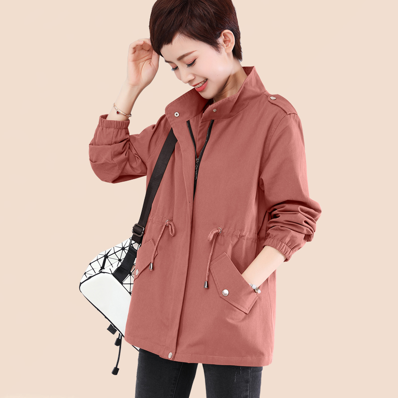 2021 New Windbreaker Spring Autumn High Quality Jacket Solid Color Middle-aged Women's Cotton Coat Female Tops Plus Size 5xl Y378 2of8, Green
2021 New Windbreaker Spring Autumn High Quality Jacket Solid Color Middle-aged Women's Cotton Coat Female Tops Plus Size 5xl Y378 2of8, Green