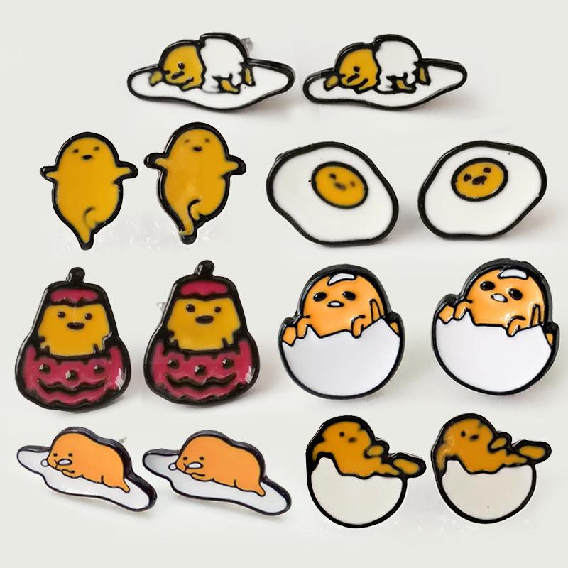 Gudetama Fashion Anime Cartoon Earring Animal Stud Earrings For Women Girls Kids Jewelry New Gift
Gudetama Fashion Anime Cartoon Earring Animal Stud Earrings For Women Girls Kids Jewelry New Gift