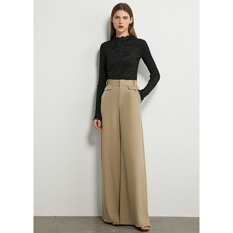 AMII Minimalism Autumn Fashion Women Sweater Solid Pleated Slim Fit Turtleneck Sweater Female Pullover Tops 12060102 201017