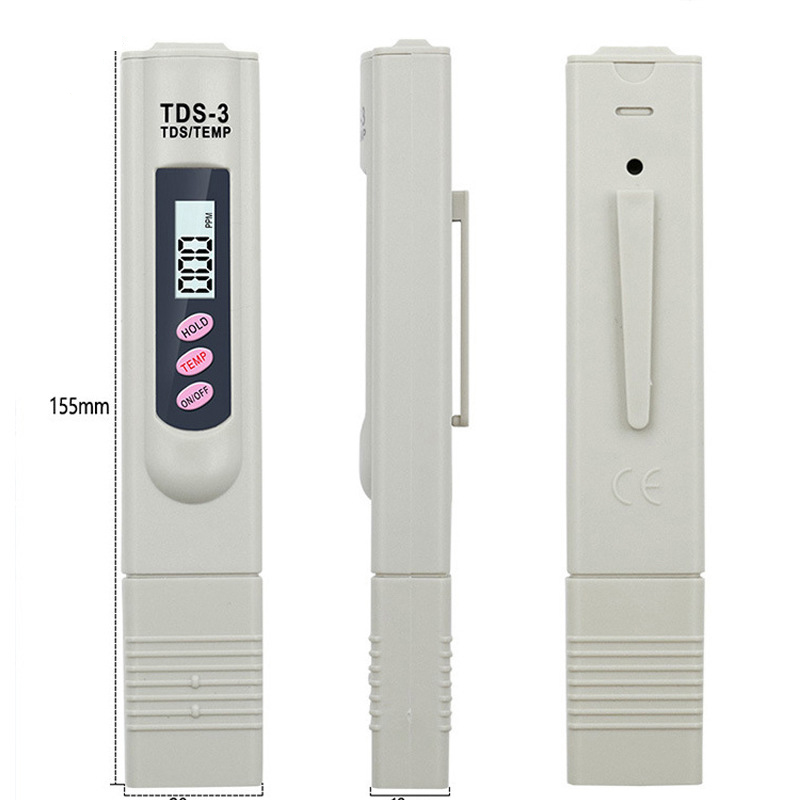 Digital TDS Meter Monitor TEMP PPM Tester Pen LCD Meters Stick Water Purity Monitors Mini Filter Hydroponic Testers TDS-3 - view 3