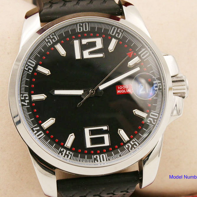 High Quality Retro Style Mens Watch Transparent Back 44MM Automatic Mechanical Watches On A Symbolic Tread Pattern Black Rubber Band
High Quality Retro Style Mens Watch Transparent Back 44MM Automatic Mechanical Watches On A Symbolic Tread Pattern Black Rubber Band