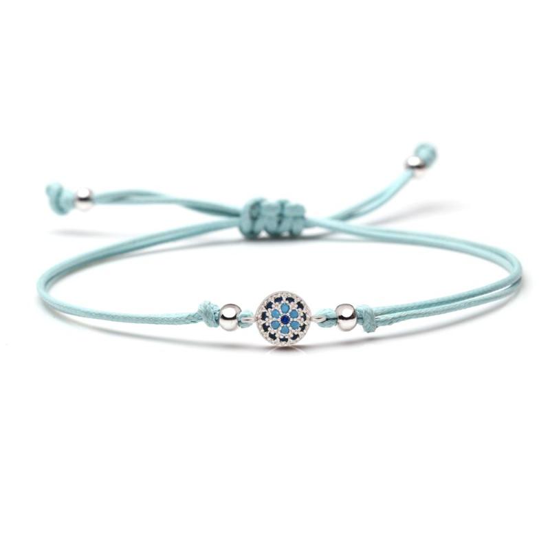 Charm Bracelets Dainty Copper Evil Eye Blue CZ Crystal Bracelet Women Men Cute Sun Flower Zircon Braided Slide Knot Friendship
Charm Bracelets Dainty Copper Evil Eye Blue CZ Crystal Bracelet Women Men Cute Sun Flower Zircon Braided Slide Knot Friendship