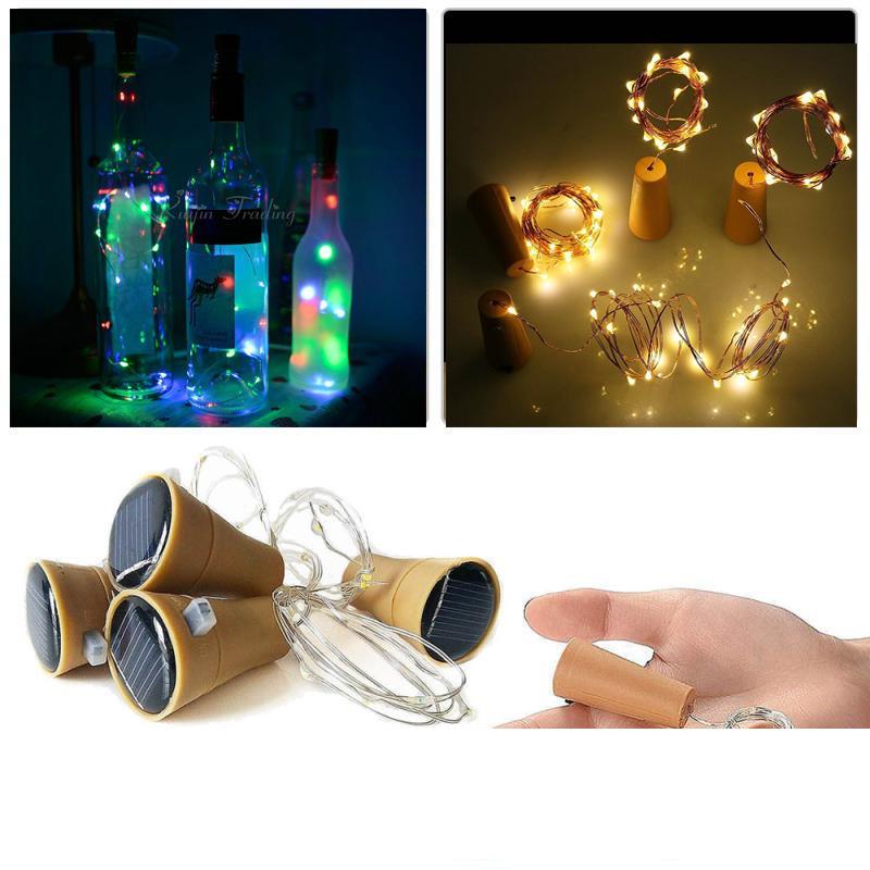 10 LED Solar Wine Bottle Stopper Copper Fairy Strip Wire Outdoor Party Decoration Novelty Night Lamp DIY Cork Light String
10 LED Solar Wine Bottle Stopper Copper Fairy Strip Wire Outdoor Party Decoration Novelty Night Lamp DIY Cork Light String