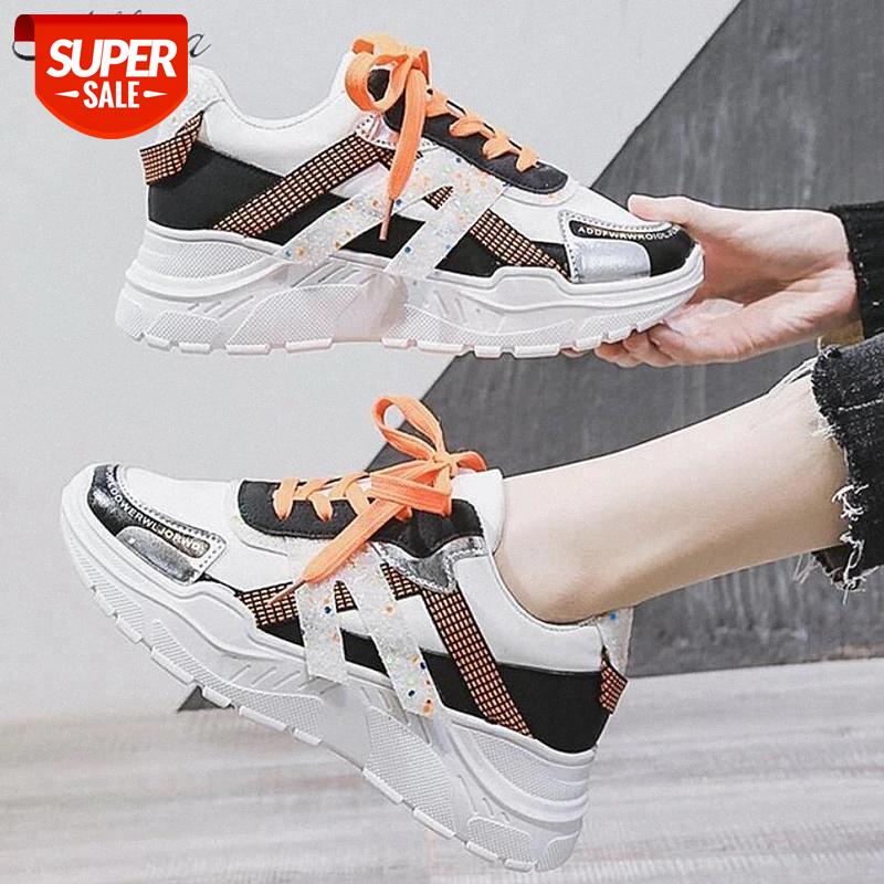 2020 Spring New Sneakers Women Shoes Chunky Sneakers Platform Vulcanize Shoes Woman Comfortable leather Dad Tenis Feminino #LW1u, Orange
2020 Spring New Sneakers Women Shoes Chunky Sneakers Platform Vulcanize Shoes Woman Comfortable leather Dad Tenis Feminino #LW1u, Orange
