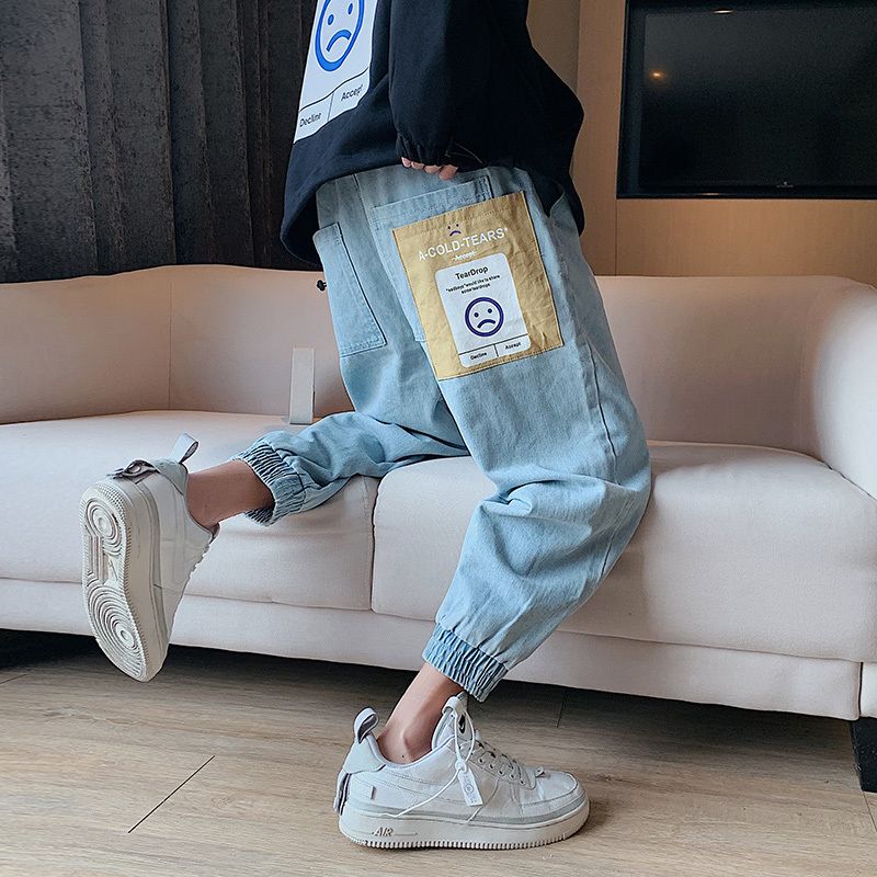 2021 The New Men's Brem Straight Fashion Cotton Elastic Waistband Thin Hip-hop Street Color Male Hare Black 5xl Pants Iiqf, Blue
2021 The New Men's Brem Straight Fashion Cotton Elastic Waistband Thin Hip-hop Street Color Male Hare Black 5xl Pants Iiqf, Blue