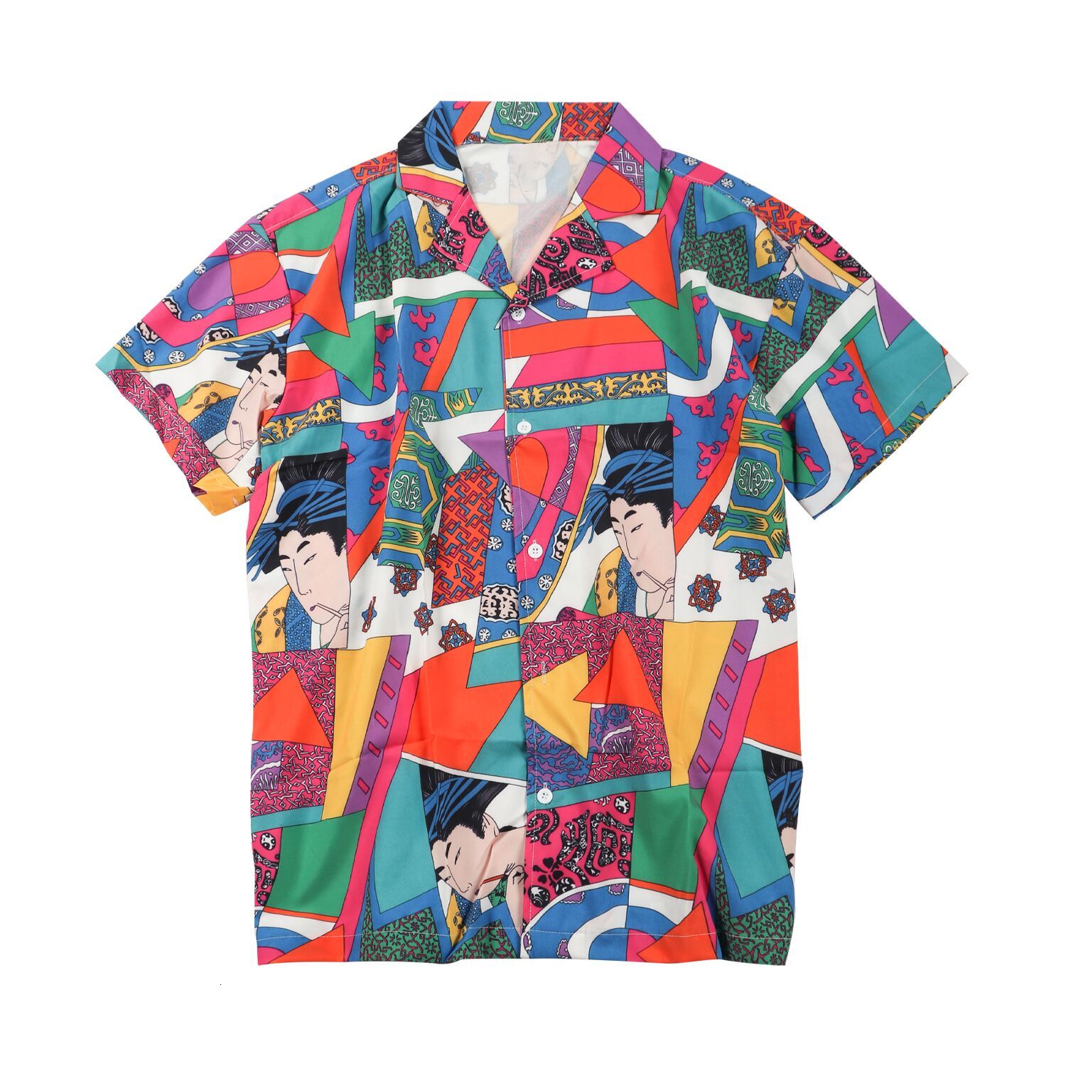 New 2021 Summer Vintage Hawaiian Shirts Men Hip Hop Japanese Streetwear Ukiyoe Casual Man Loose Short Sleeve Shirt Color Block Bjxm, Style 1
New 2021 Summer Vintage Hawaiian Shirts Men Hip Hop Japanese Streetwear Ukiyoe Casual Man Loose Short Sleeve Shirt Color Block Bjxm, Style 1