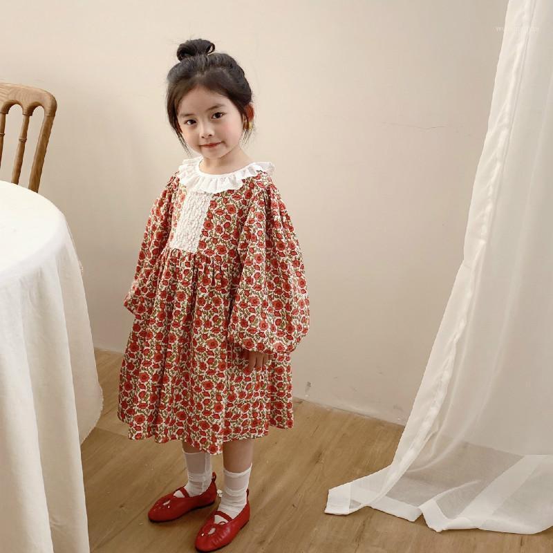 2021 Spring New Arrival Girls Long Sleeve Floral Dress Kids Cotton Dress Korean Design1, Red
2021 Spring New Arrival Girls Long Sleeve Floral Dress Kids Cotton Dress Korean Design1, Red