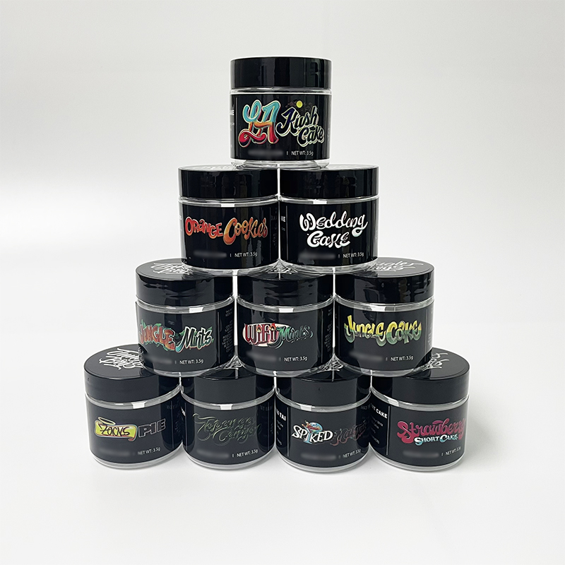 Empty 3.5G 60ml PET Bottle Plastic Jar with Jungle boys stickers for Dry herb flower 10 Types labels Jars wedding cake zkittlez
Empty 3.5G 60ml PET Bottle Plastic Jar with Jungle boys stickers for Dry herb flower 10 Types labels Jars wedding cake zkittlez