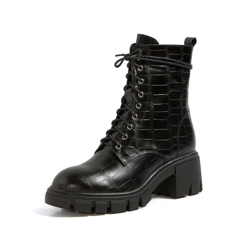2021 New Genuine Leather Ladies Boots Fashion Newest Side Zipper Thick Heels Shoes Autumn Winter Dancing Party Shoes Woman, Black
2021 New Genuine Leather Ladies Boots Fashion Newest Side Zipper Thick Heels Shoes Autumn Winter Dancing Party Shoes Woman, Black