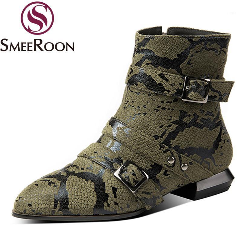 Smeeroon 2020 big size 33-50 autumn winter ankle boots low heel pointed toe buckle ladies shoes comfortable women boots1, Black
Smeeroon 2020 big size 33-50 autumn winter ankle boots low heel pointed toe buckle ladies shoes comfortable women boots1, Black