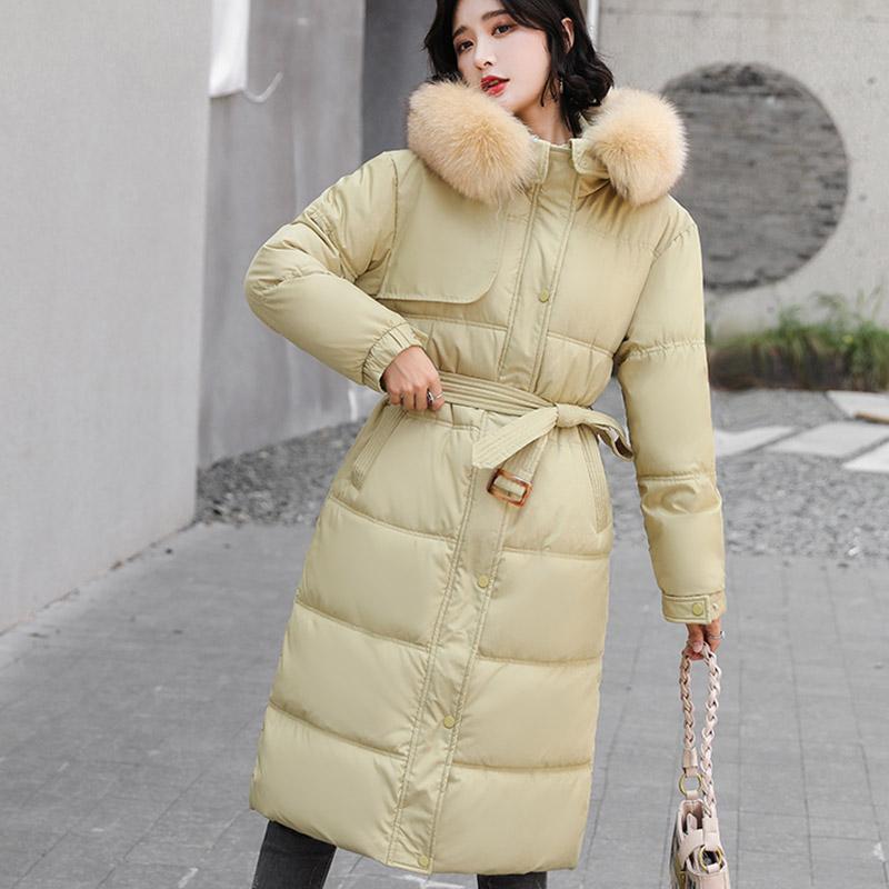 Plus size women winter long jackets Slim with belt women Casual thicken warm fur collar parkas big pocket female outwear coat, Black
Plus size women winter long jackets Slim with belt women Casual thicken warm fur collar parkas big pocket female outwear coat, Black