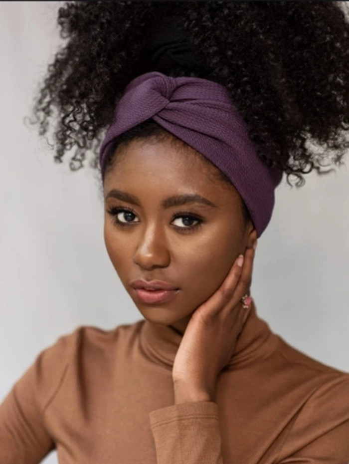 New kinky curly ponytail for black women 100% human hair headband pull up deep curly women hair extension clip in 120g 14inch