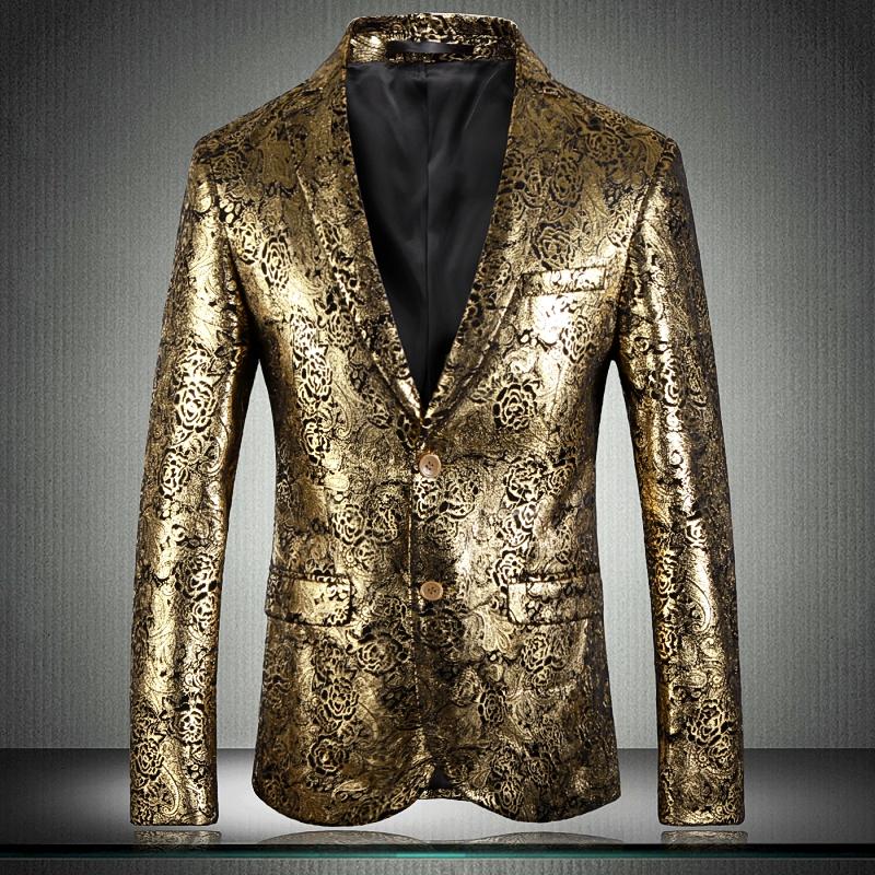 Classic Luxury Blazer Male 5xl Wedding Prom Mens Blazer Jacket British Style Single Breasted Slim Gold Blazers For Man, As pic
Classic Luxury Blazer Male 5xl Wedding Prom Mens Blazer Jacket British Style Single Breasted Slim Gold Blazers For Man, As pic