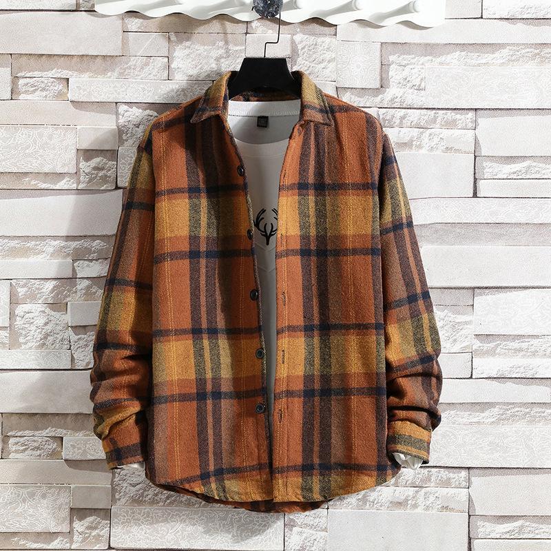 Men Plaid Print Long Sleeve Formal Men Shirt Male Business Dress Fashion Patchwork Shirts Tops1
Men Plaid Print Long Sleeve Formal Men Shirt Male Business Dress Fashion Patchwork Shirts Tops1