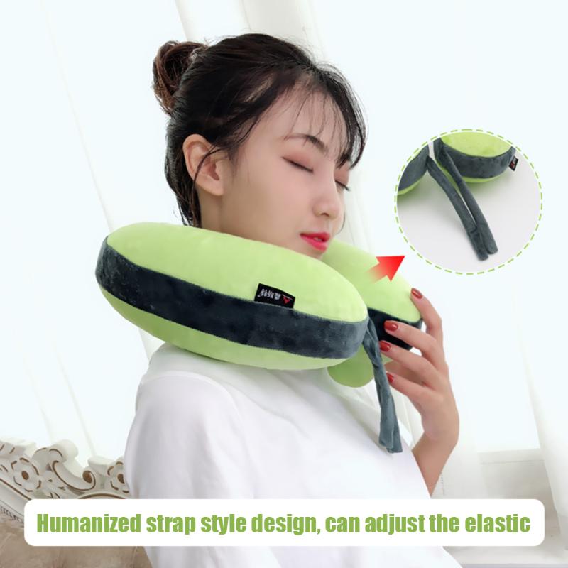 Skin-friendly U-shaped Pillows Soft Travel Pillow for Cervical Spine Neck Protection U-shaped Air Blowing Airplane Pillows Blue
Skin-friendly U-shaped Pillows Soft Travel Pillow for Cervical Spine Neck Protection U-shaped Air Blowing Airplane Pillows Blue
