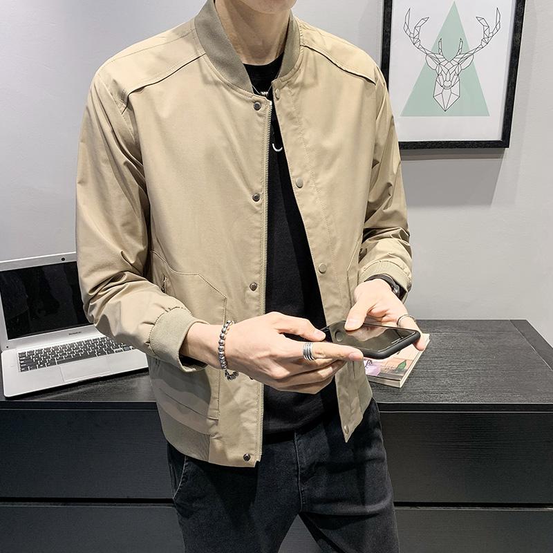 Men' Korean version of the trend and handsome Slim baseball uniform clothes men 2020 spring new casual jacket men, Black
Men' Korean version of the trend and handsome Slim baseball uniform clothes men 2020 spring new casual jacket men, Black