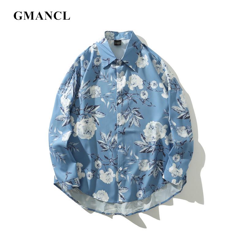 Men Hipster Streetwear Flowers printed Long Sleeve Dress Shirts Oversized Curved hem Hip Hop Casual Shirts Tops chemise homme, 526 photo color
Men Hipster Streetwear Flowers printed Long Sleeve Dress Shirts Oversized Curved hem Hip Hop Casual Shirts Tops chemise homme, 526 photo color