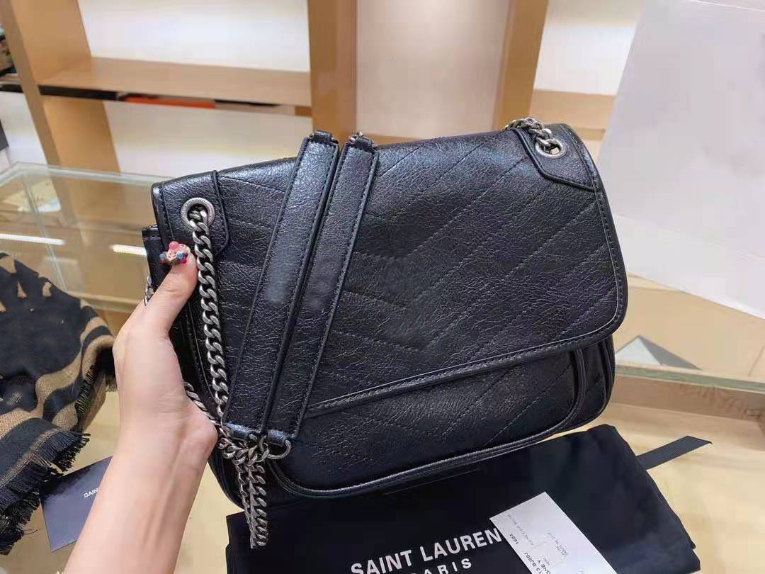 2021 Ms Messenger Genuine Leather Purses Handbags Handbag Chain Large-capacity Single Shoulder Bags Bag Blowout Skin Women