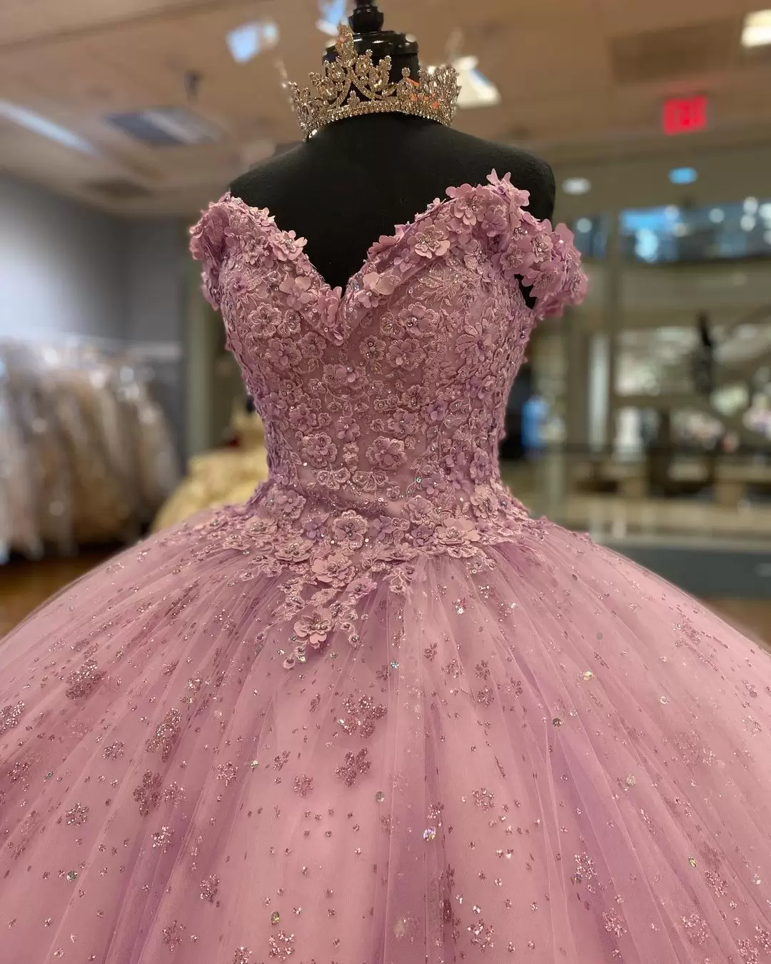 Pink Ballgown Wedding Dresses 2022 Bridal Gown Beaded with 3D ral Applique Sweep Train Sweetheart Necke Tulle Plus Size Custom Made Vestido De Novia
